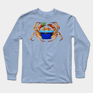 The real Mr. Crab loves money Long Sleeve T-Shirt